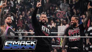 Roman Reigns and The Usos stand united before WWE Crown Jewel: SmackDown highlights, Nov. 1, 2024