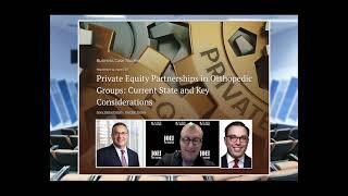 JOEI Journal Club- Private Equity in Orthopaedic Groups: Current State and Key Considerations