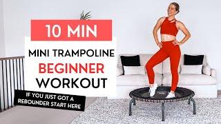 10-Minute Beginner Mini Trampoline Workout | Low-Impact Rebounder Routine with Jump&Jacked