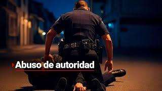 ABUSO DE AUTORIDAD  Cuatro policías utilizaron fuerza excesiva contra un señor en Puebla