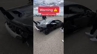 RARE GAP LAMBORGHINI  #gap #rare #racecar #viral #viralvideo #fyp #lambo #1320video #subscribe #SS