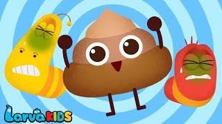 POO POO AND OTHER SONGS |NURSERY RHYME | LARVA KIDS | LEARNING SONG