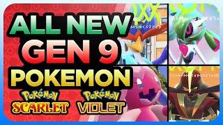 EVERY NEW POKEMON In Scarlet And Violet -  All NEW GEN 9 Pokémon!