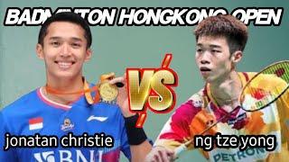 Jonatan Christie [Ina] vs ng tze yong [mal] | mens singles| #badminton