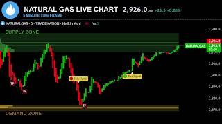 NATURAL GAS LIVE Trading Educational chart 24 /7