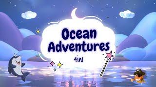 Sleep Meditation for Kids | OCEAN ADVENTURES 4in1 | Bedtime Sleep Stories for Children