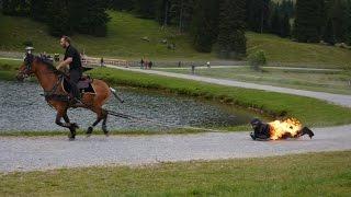 Daredevil stuntman Joe Toedtling conquers his latest ‘fiery’ stunt in Austria