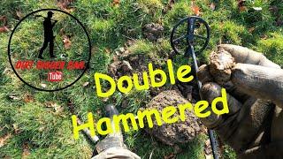 Dues II scores a double hammered day. metal Detecting UK