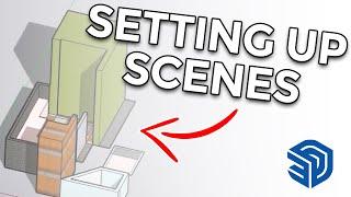 15 Setting up Scenes in Sketchup