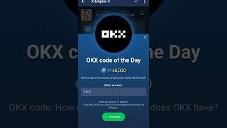 OKX code of the day x Empire 15th october shortest code / xempire okx code of the day musk empire