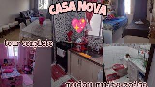 TOUR COMPLETO  PELO NOSSO APARTAMENTO  VIDA NOVA️