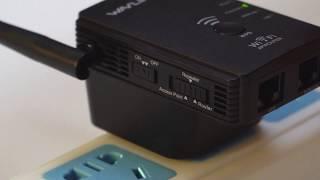 Setup Tutorial Wavlink AERIAL N300 WN578R2 Wireless AP/Range Extender/Router Hardware Overview