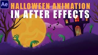  2D Halloween Animation | After Effects Tutorial