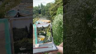 Plein AIr Landscape Oil Painting #landscapepainting #allaprimaoilpainting #pleinairpainting