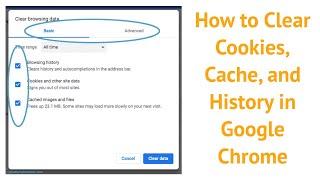 How to Clear Cookies, Cache, and History in Google Chrome | जानिये गूगल क्रोम में Cookies रिमूव करें