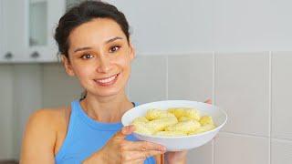 Mein faules Lieblingsfrühstück! Schnelles und gesundes Rezept. Faule Knödel mit Hüttenkäse.