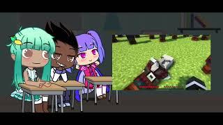 NTR Kokujin no tenkousei react to 1,000,000 Villager by Grox Minecraft | Part 2