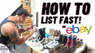 The FASTEST Way to List Stuff on eBay!