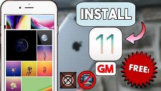 New How To Install iOS 11 GM Free (NO DEVELOPER ACCOUNT / COMP ) iPhone/iPod/iPad