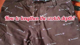 HOW TO LENGTHEN THE CROTCH DEPTH || SEWING HEART AND HOME @RexieCastillo