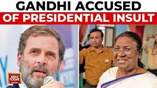 Rahul Gandhi Accused Of Insulting President At Samvidhan Divas Event | India Today