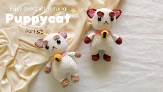 3/3 Puppycat- Bee and Puppycat- Easy Amigurumi Crochet Tutorial- The Looped Crafts