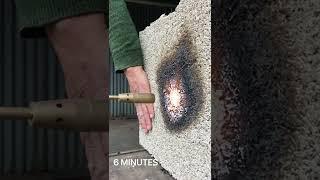 Test: Hempcrete vs Blow Torch