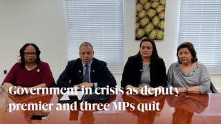 Government in crisis as deputy premier and three MPs quit