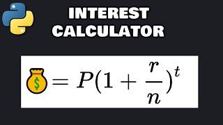 Python compound interest calculator 