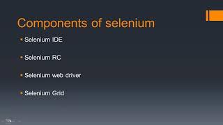 Components OF Selenium overview || Selenium part 6