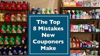 The Top 8 Mistakes New Couponers Make | Couponing 101