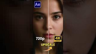 How To Upscale Video Quality | After Effects #upscale #videoquality