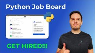 Find your next Python or ML job with my new job board!