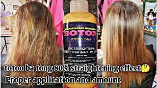 Brazilian Keratin Botox soft and care tutorial and review with 3days result