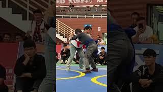 Intense Mixed Wrestling: Sixty-Year-Old Man Fights Against Elder Sister Again!  #MixedWrestling