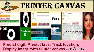 Tkinter canvas widget in python | How to create canvas and how to add images in tkinter window