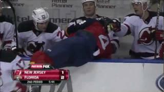 Ilya Kovalchuk hits Keaton Ellerby into the bench [HD]