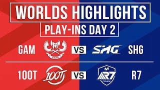 Worlds Highlights ALL GAMES Day 2 | Worlds Play-In Stage 2024