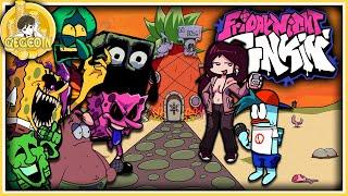 Friday Night Funkin' - VS Bikini Horrors (Red Mist Creepypasta) - Cutscenes, Lyrics [FNF Mods/HARD]