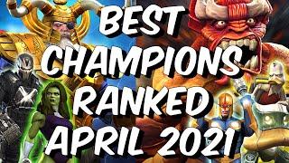 Best Champions Ranked April 2021 - Seatin's Tier List - Marvel Contest of Champions