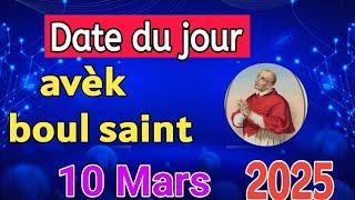 Date du jour 10 mars 2025 #croixdujour #croixdelachance #bouldife345