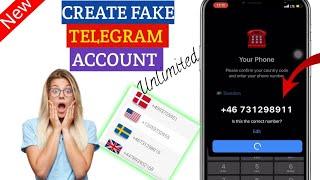 How to Create Unlimited Telegram Account Without Phone Number 