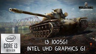 World Of Tanks on low end pc intel i3-1005G1 + intel UHD Graphics G1 (16GB RAM)