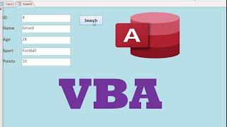 Microsoft Access Search Form -  How to search data in Table access using VBA in access forms