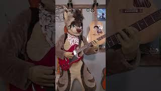 "Beat It" Furry Guitar Jam! #fursuitfriday