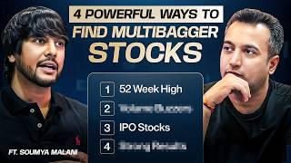 Learn 4 Ways to Find Powerful Multibagger Stocks! | Ft.Soumya Malani | ‬MastersInOne - EP 55