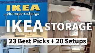 23 Best IKEA Storage Ideas + 20 Real-Life Setups | Room-by-Room Tour
