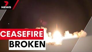 Trump brokered ceasefire broken by Iran, claims Israel | 7NEWS