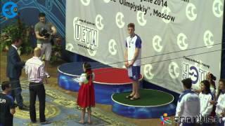 Energy Standard Championship 2014 Victory ceremony 100m Butterfly, 100m Breaststroke