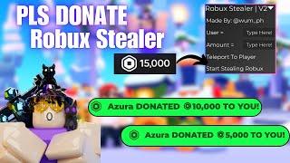 PLS DONATE SCRIPT  || ROBUX STEALER SCRIPT  [ WINTER UPDATE️]